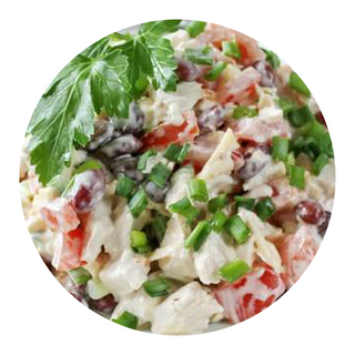 Салат з курячої грудки та квасолі стандарт (380г)