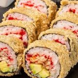 Рол в темпурі з вугром