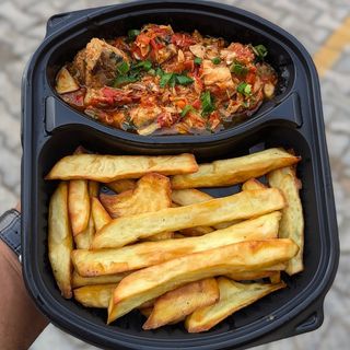 Sweet Potato Chips & Sauce