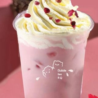 Rose bubble tea