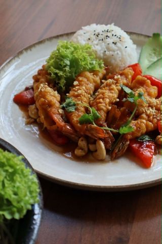 Tôm Sốt Teriyaki