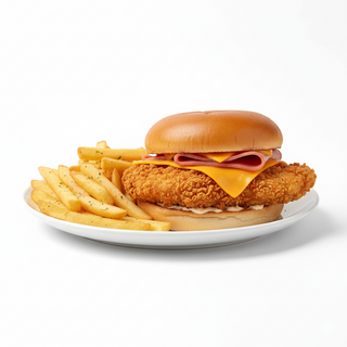 Hamburguesa De Pollo Crujiente