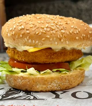 Chicken Burger with Cheese