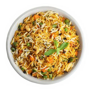 Prawn biryani