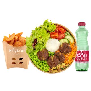 (Vegan) Falafel Tahini salad Menu