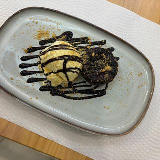 Suflê de Chocolate Preto e Branco