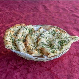 Pão Indiano com Alho