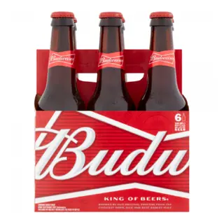 Budweiser Pack Of 6 Crystal Bottle