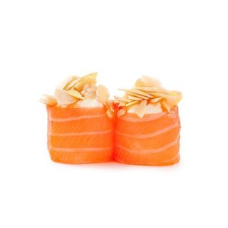 Gunkan Almonds Salmon - 1 Pz