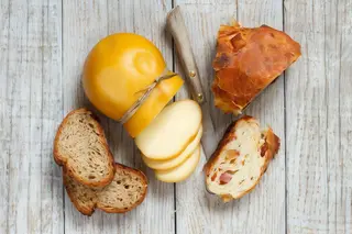 Scamorza al prosciutto