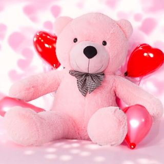 Miś pluszowy XXXL różowy 