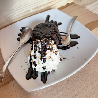 Tortino cuore caldo con cioccolato