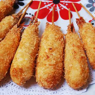 Yakitori Crevette Pané