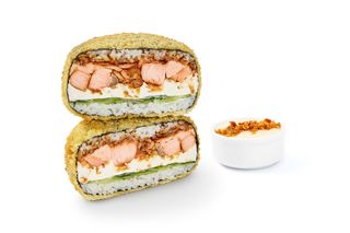 Sushi burger Big Salmon Grill