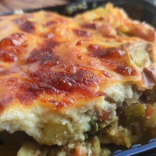 Зеленчукова мусака с тиквички и картофи (350г)