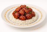 Sesame Chicken With Rice