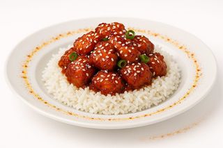 Sesame Chicken With Rice