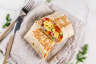 Wrap z jajecznicą