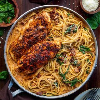 Spicy Chicken Pasta 