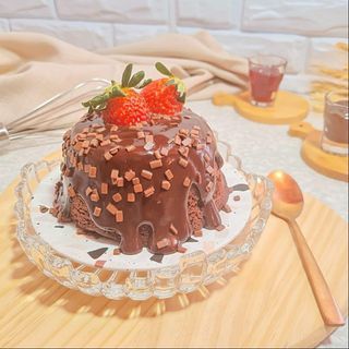 Mini Vulcão de Chocolate