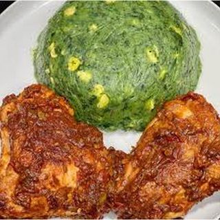 Chicken Wet Fry Mukimo