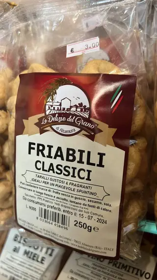 Taralli i friabili classici 250 g