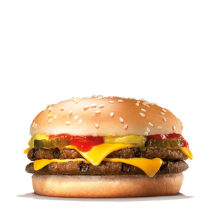 Double cheeseburger