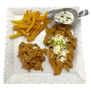  MENU Émincé de poulet  + boisson au choix