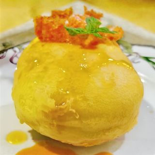 Helado Frito Con Miel