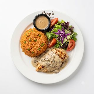 Mushroom Grilled Chicken Breast