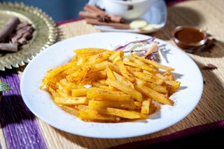 Vegan-Cartofi prăjiți Indigo