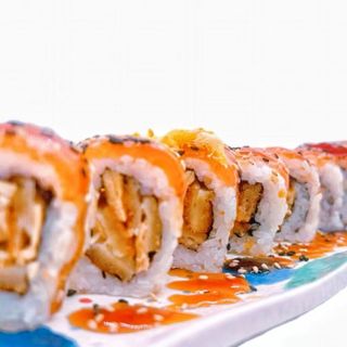 katsu pollo salmon roll