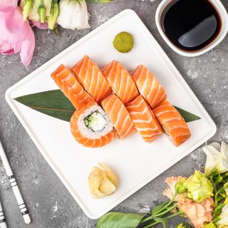 Подвійна філадельфія з лососем