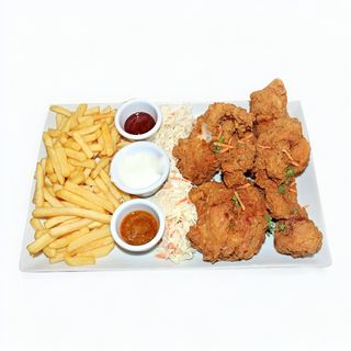 Poulet Pané + Frites