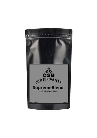 Cafea de specialitate proaspăt prăjită, Supreme Blend, boabe, 250 g