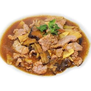 73. Vitello funghi e bambù