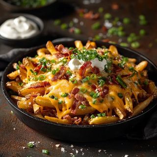 Cheese And Bacon Loaded Fries