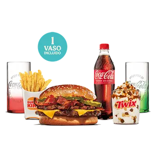 Menú Completo Verano Doble Cheese Bacon XXL