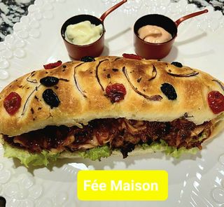 Le fée Maison viande hachée +Frites+soda