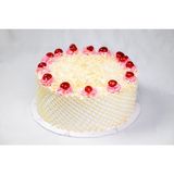 White Forest Cake (Size 12)