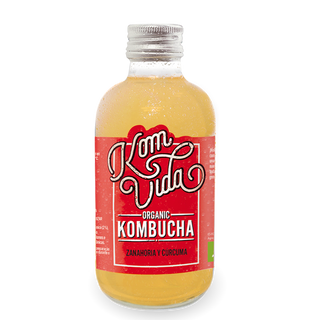 Kombucha zanahoria y cúrcuma