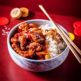 Tazón De Arroz Con Pollo Original