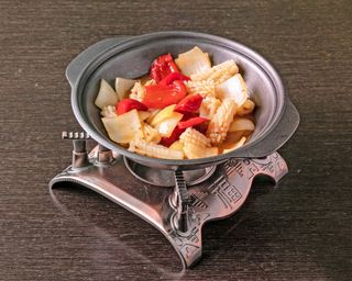 Calamari in padella piccante