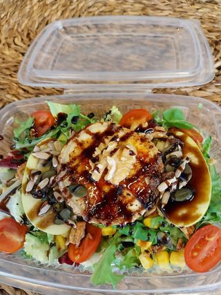 Ensalada Verde Con Queso De Cabra