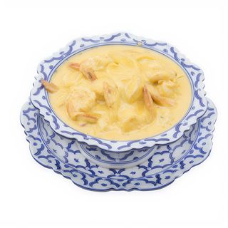 63a Gamberi al curry con latte di cocco