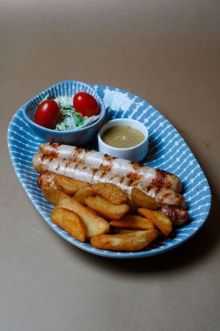 Колбаски из курицы