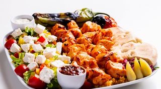 Tavuk şIş dürüm piadina pollo