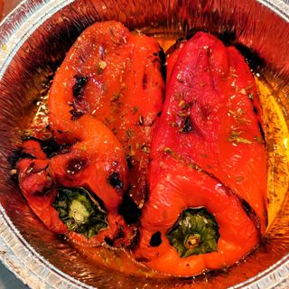 Pimientos Rojos Asados a la Parrilla