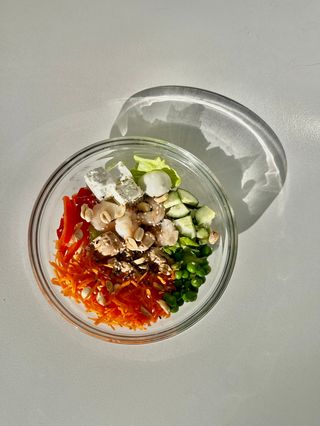 Pokee креветка ,куркою