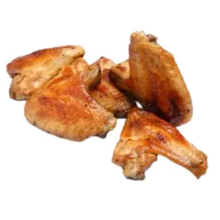 6 Alitas De Pollo con patatas